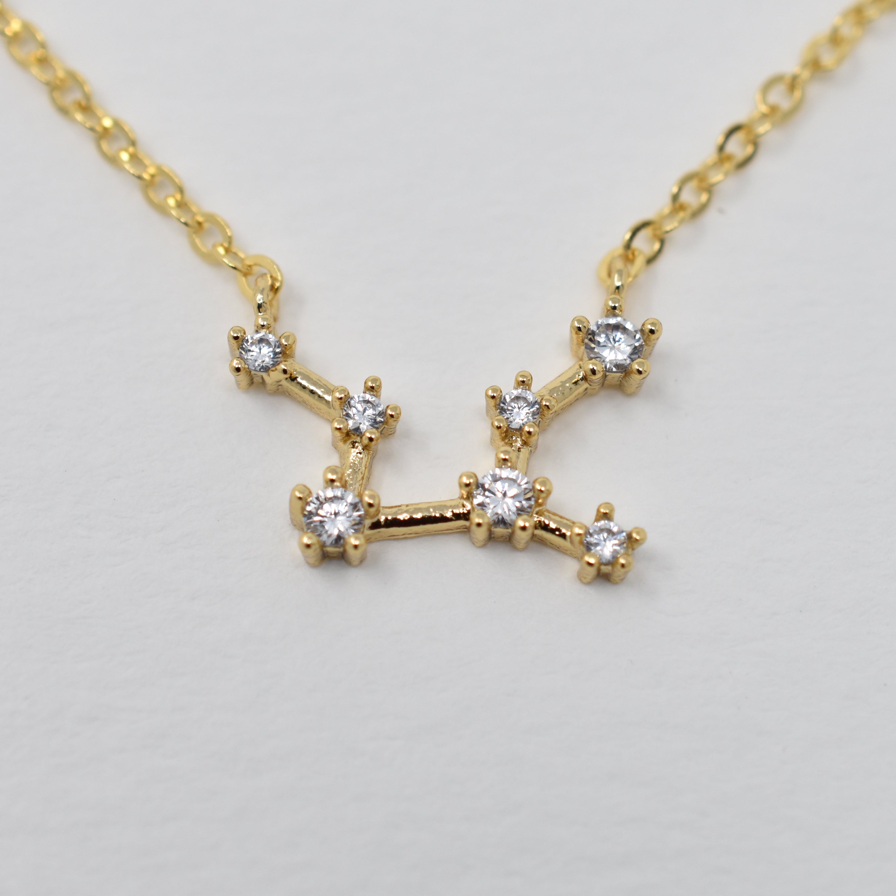 Virgo star shop constellation necklace